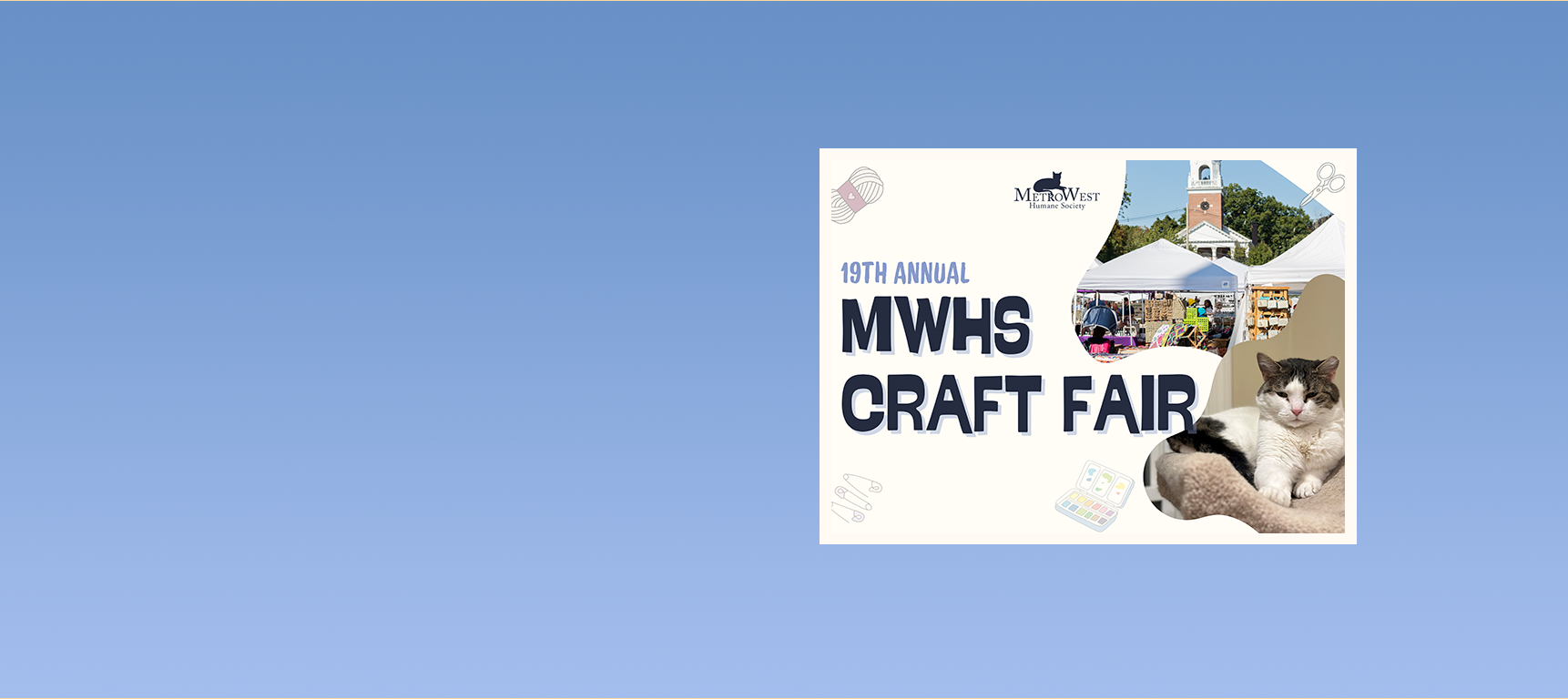 MetroWest Humane Society Annual Craft Fair in Framingham, MA